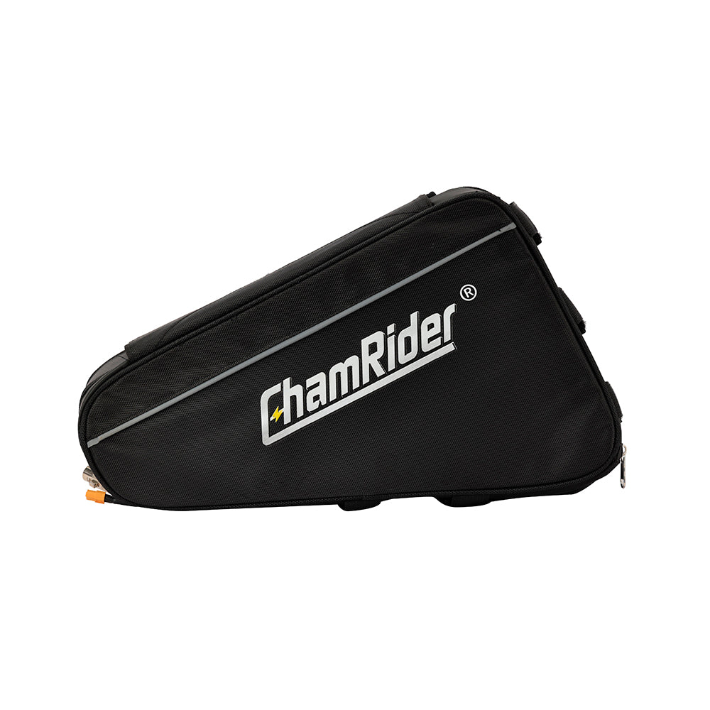ChamRider Long-Lasting Small Triangle E-Bike Battery | Samsung 21700 Cells | 48V / 52V | High Capacity | 2000W–3000W | Super Powerful | Bafang Compatible