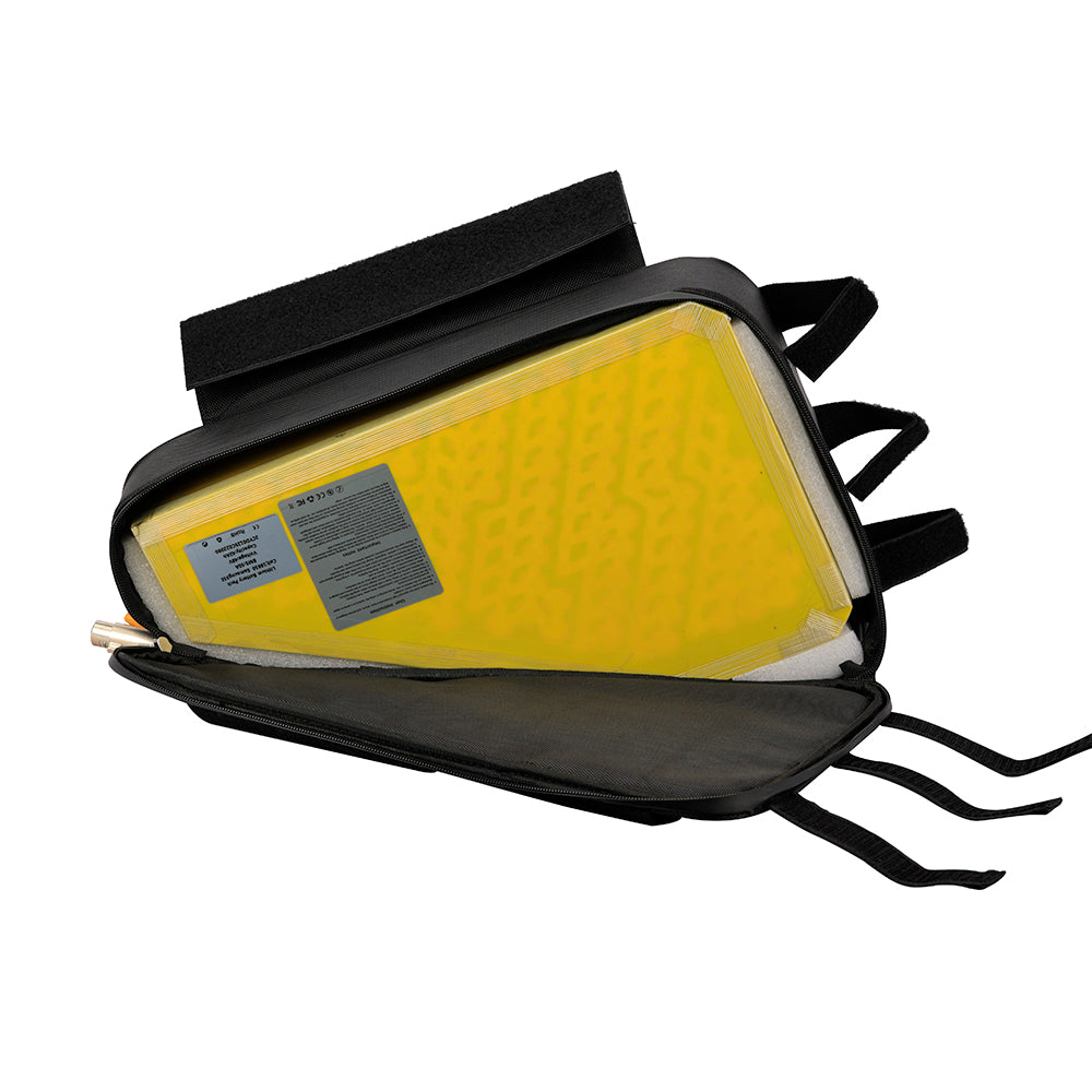 ChamRider High-Capacity Triangle E-Bike Battery | Samsung 21700 | 48V / 52V / 60V / 72V | 2000W–3000W | Smart BMS