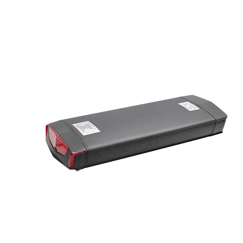 ChamRider Extended Rear Rack E-Bike Battery Model C – 36V, 48V & 52V, 15Ah & 20Ah Samsung 50G Cells, Lithium-Ion Battery Pack Compatible with Bafang Motors