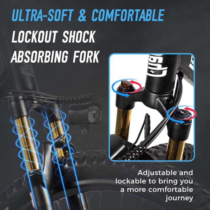 ChamRider DM427 Ebike – 27.5" 48V 27Ah Battery, 60-90KM Range, 750W Motor – Ideal Lightweight Commuter & Delivery E-MTB