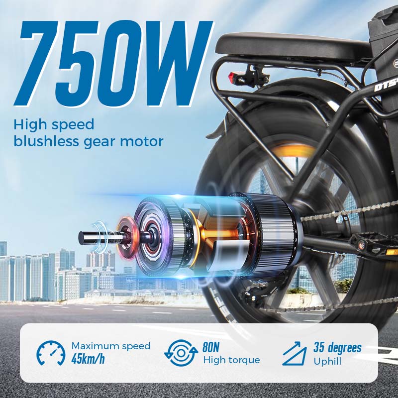 ChamRider DTS425 Ebike – 48V 25Ah Battery, 125KM Range, 750W Motor – Best Value Choice for European Food Delivery Riders