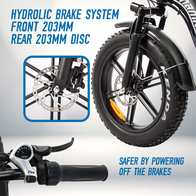 ChamRider DT450 Ebike – 48V 50Ah Monster Battery, 250KM Range, 750W Motor – Ultimate Choice for European Delivery Experts como este