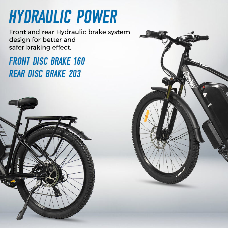 ChamRider DM427 Ebike – 27.5" 48V 27Ah Battery, 60-90KM Range, 750W Motor – Ideal Lightweight Commuter & Delivery E-MTB