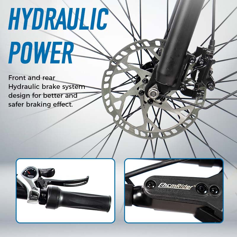 ChamRider DM427 Ebike – 27.5" 48V 27Ah Battery, 60-90KM Range, 750W Motor – Ideal Lightweight Commuter & Delivery E-MTB