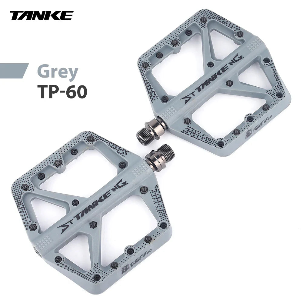 Wide Nylon Pedals – Anti-Slip Platform for E-Bike & MTB
