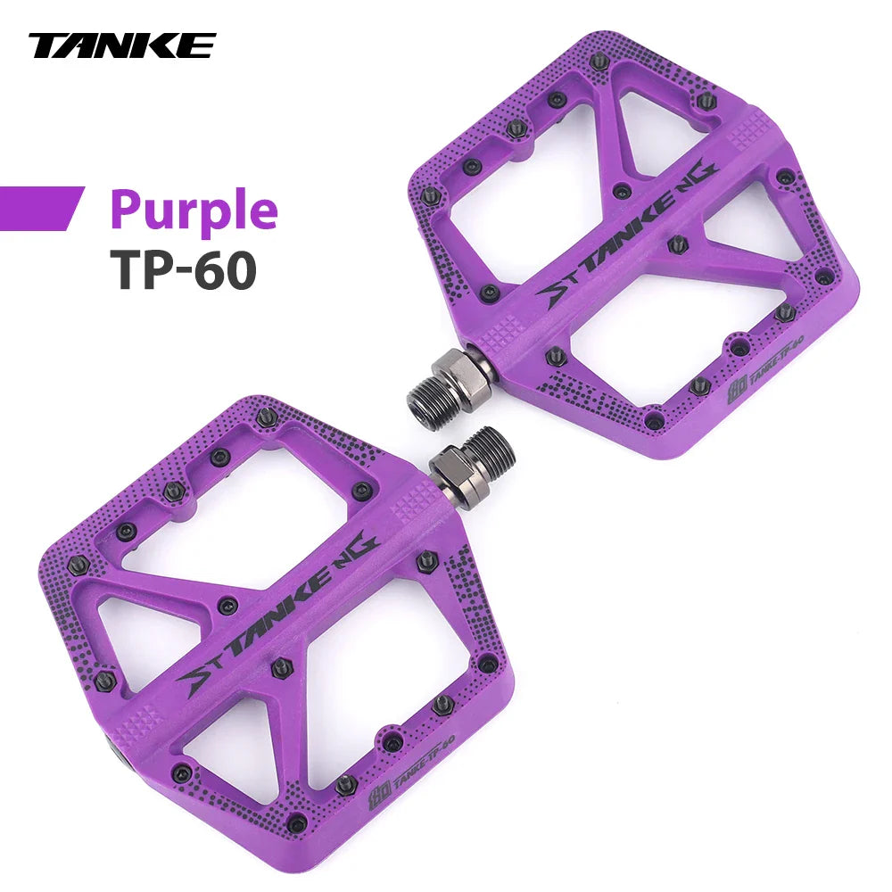 Wide Nylon Pedals – Anti-Slip Platform for E-Bike & MTB
