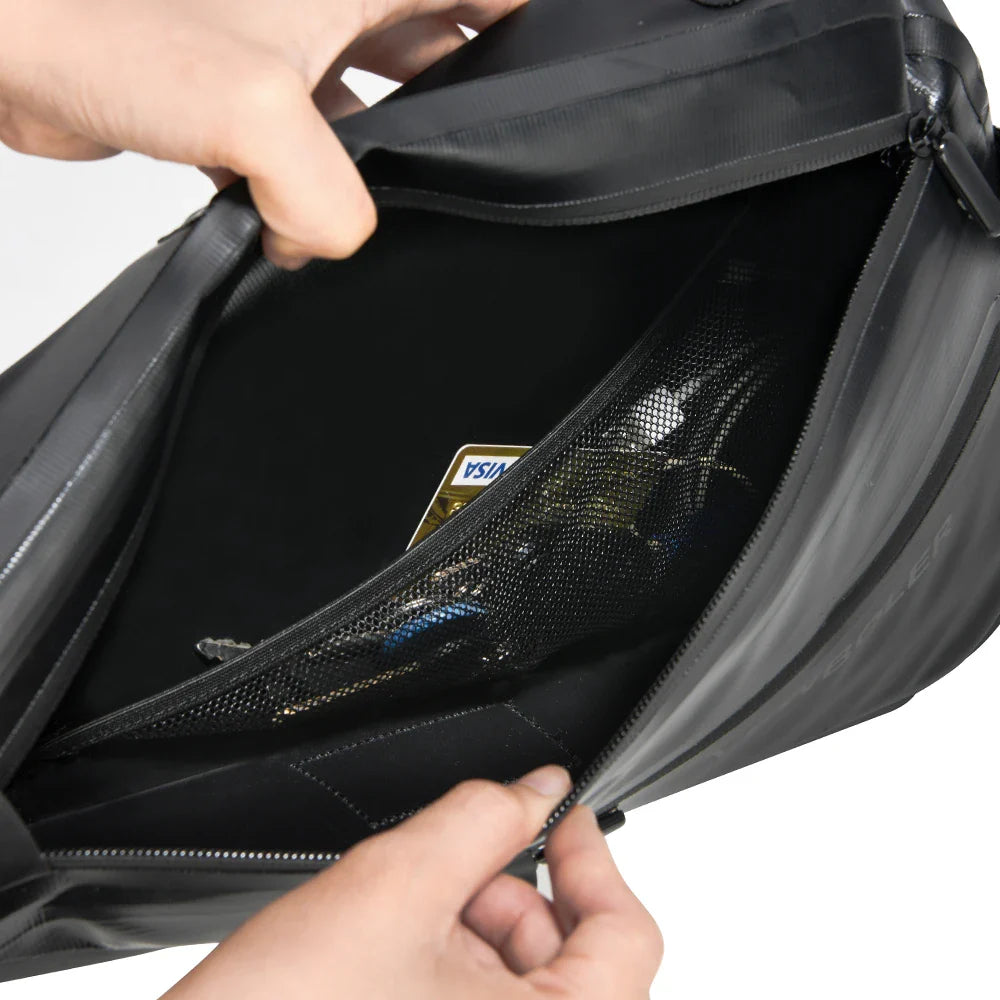 NEWBOLER Waterproof Triangle Bike Frame Bag – Rainproof, Large Capacity Pouch for MTB & Road Bikes