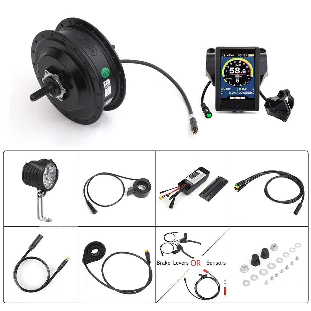 Controller For Bafang Hub Front Rear Motor BF-UART Display 36V 48V 500W/750W Electric Bicycle Conversion Accessories Parts