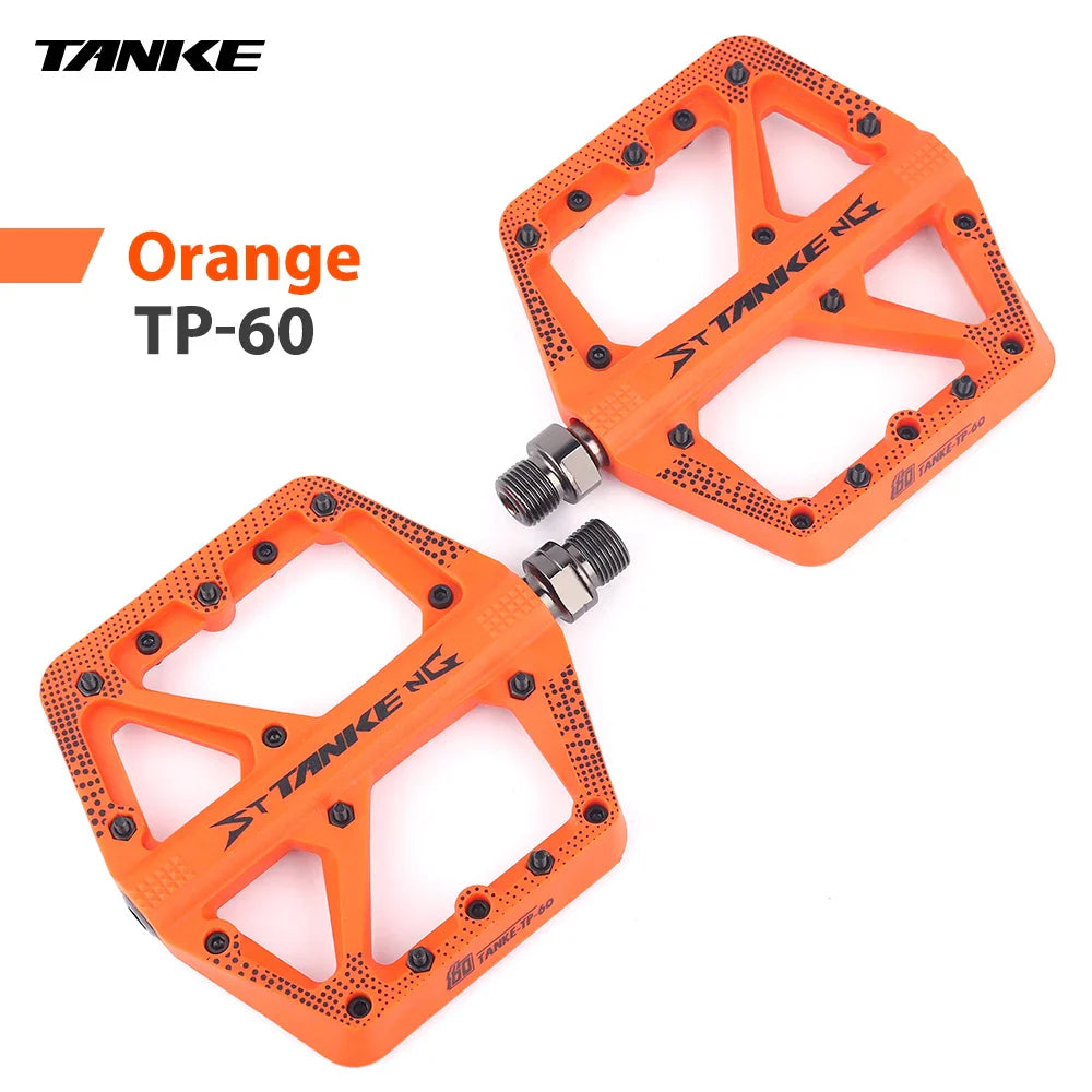 Wide Nylon Pedals – Anti-Slip Platform for E-Bike & MTB