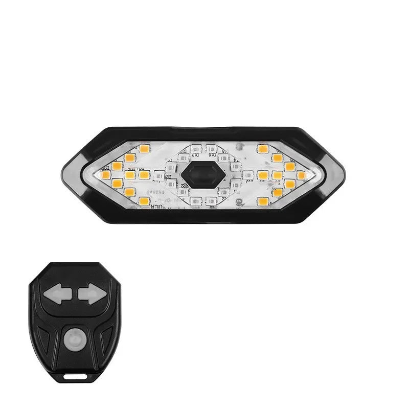 Front & Rear Signal Lights – Rechargeable with Remote Control