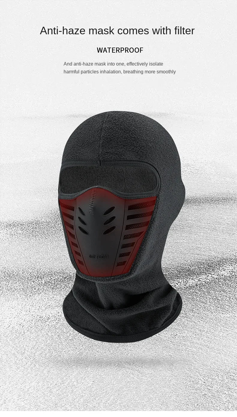Winter Full Face Mask – Thermal & Windproof for E-Bike Riders
