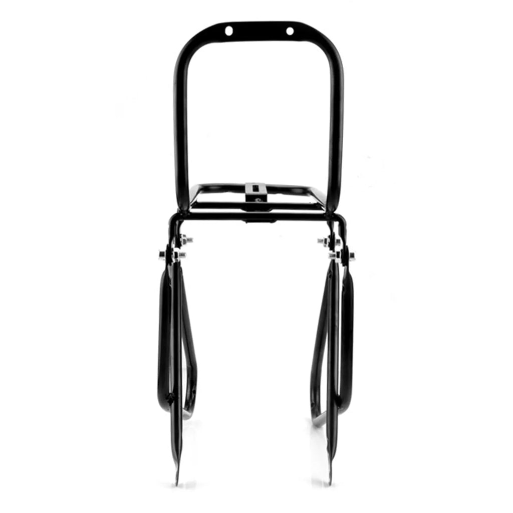 Bicycle Front Rack Steel Cycling Front Bracket Luggage Shelf Cargo Rack 25x15x15cm Carrier Bracket