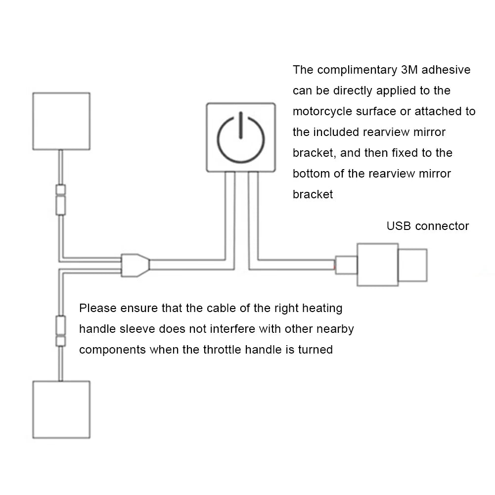 Heated Handlebar Covers for E-Bikes – USB, Waterproof & Anti-Slip