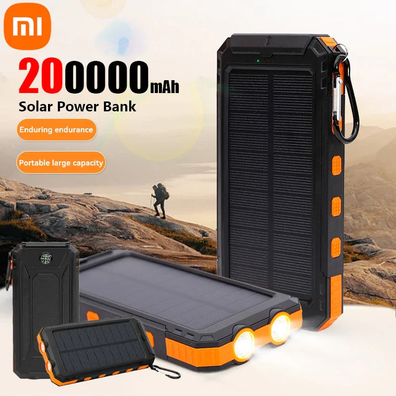 High-Capacity Solar Charger – USB-A/USB-C for Outdoor Use