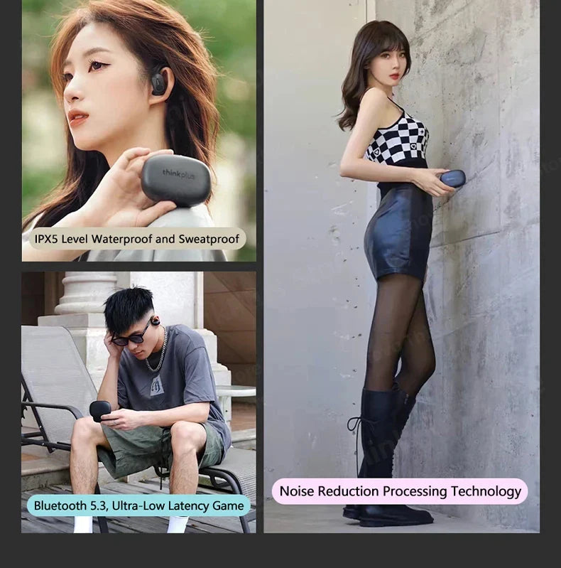 TWS Bluetooth Earphones – Waterproof, LED Display, Noise Reduction