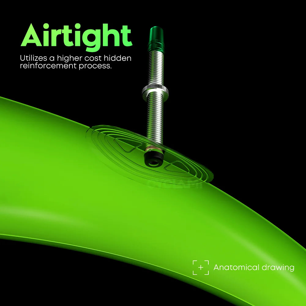 CYCLAMI Ultralight MTB Inner Tube – TPU Bicycle Tire, 26"/27.5"/29" with 45mm Metal Presta Valve, Anti-Oxidation