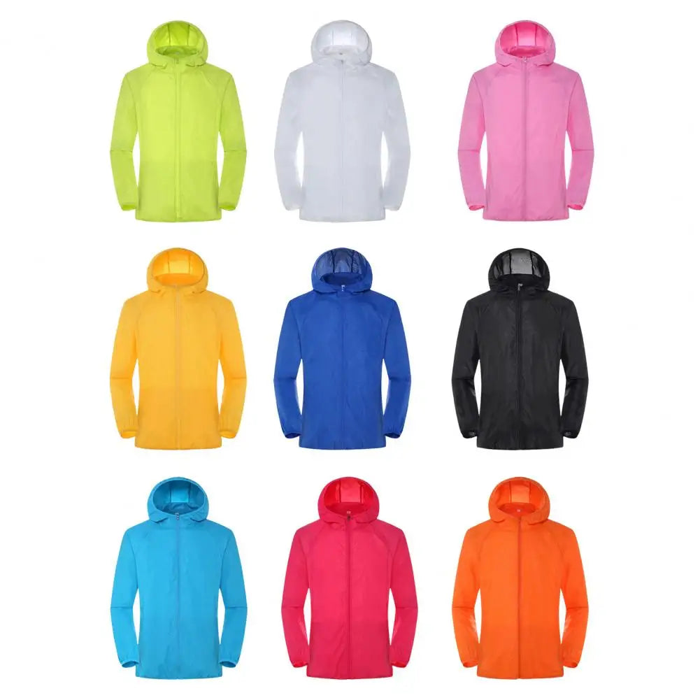 Portable Windbreaker Jacket – Sun and Rain Protection for E-Bike Riders