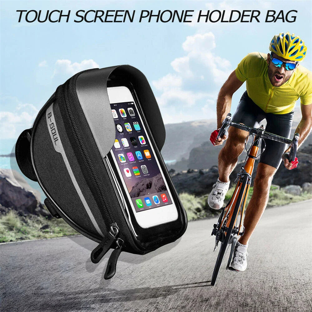 Front Bike Bag – Waterproof Case for Electric Bicycle & Phone