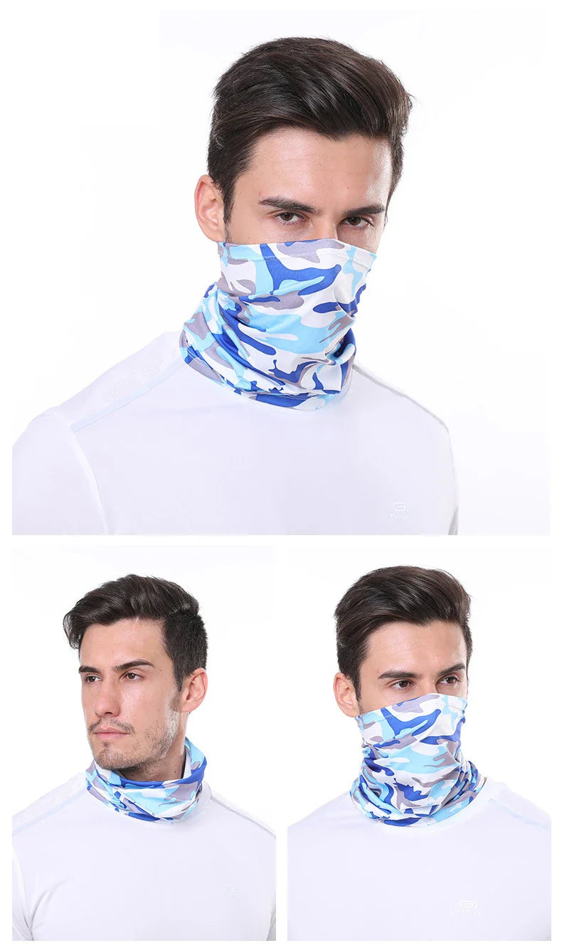 Ice Silk Neck Cover for E-Bike Riders – Sun Protection & Breathable