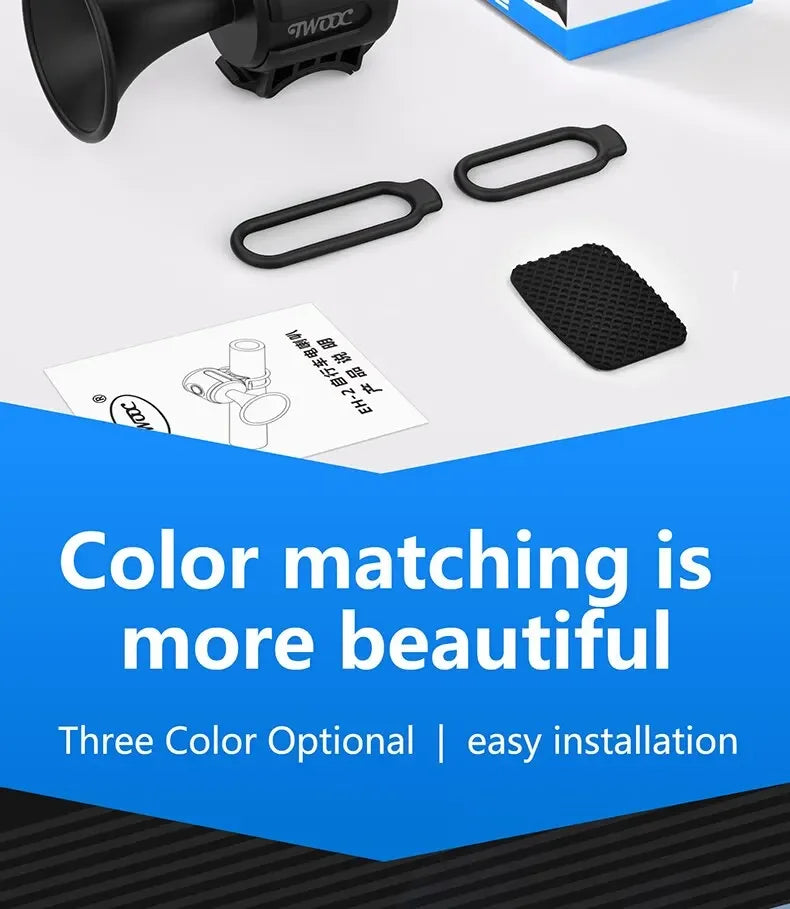 Loud Electronic Horn for E-Bikes – 120dB, Waterproof