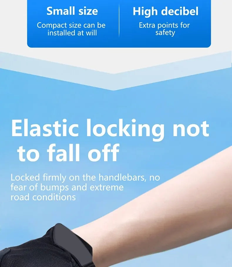 Loud Electronic Horn for E-Bikes – 120dB, Waterproof