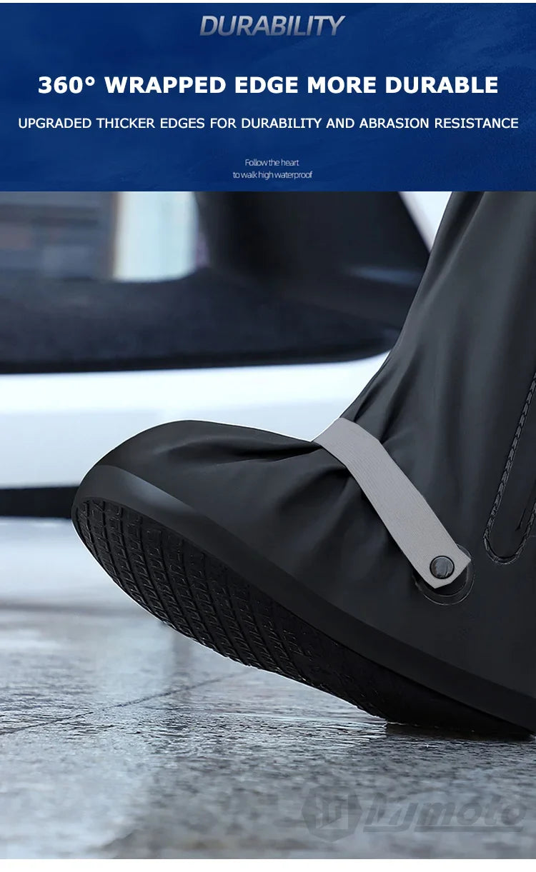 Waterproof Rain Covers for E-Bike & Motorcycle Boots – Unisex