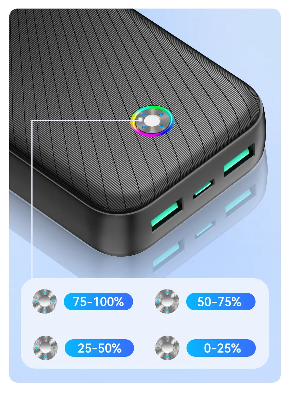 Portable Power Bank QC PD 3.0 – For Electric Bike & Mobile Use