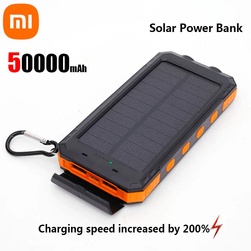 High-Capacity Solar Charger – USB-A/USB-C for Outdoor Use
