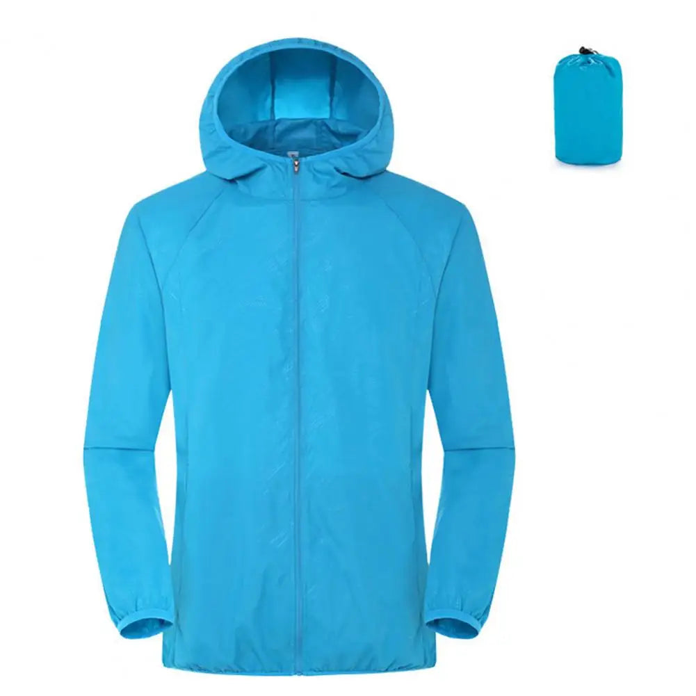 Portable Windbreaker Jacket – Sun and Rain Protection for E-Bike Riders