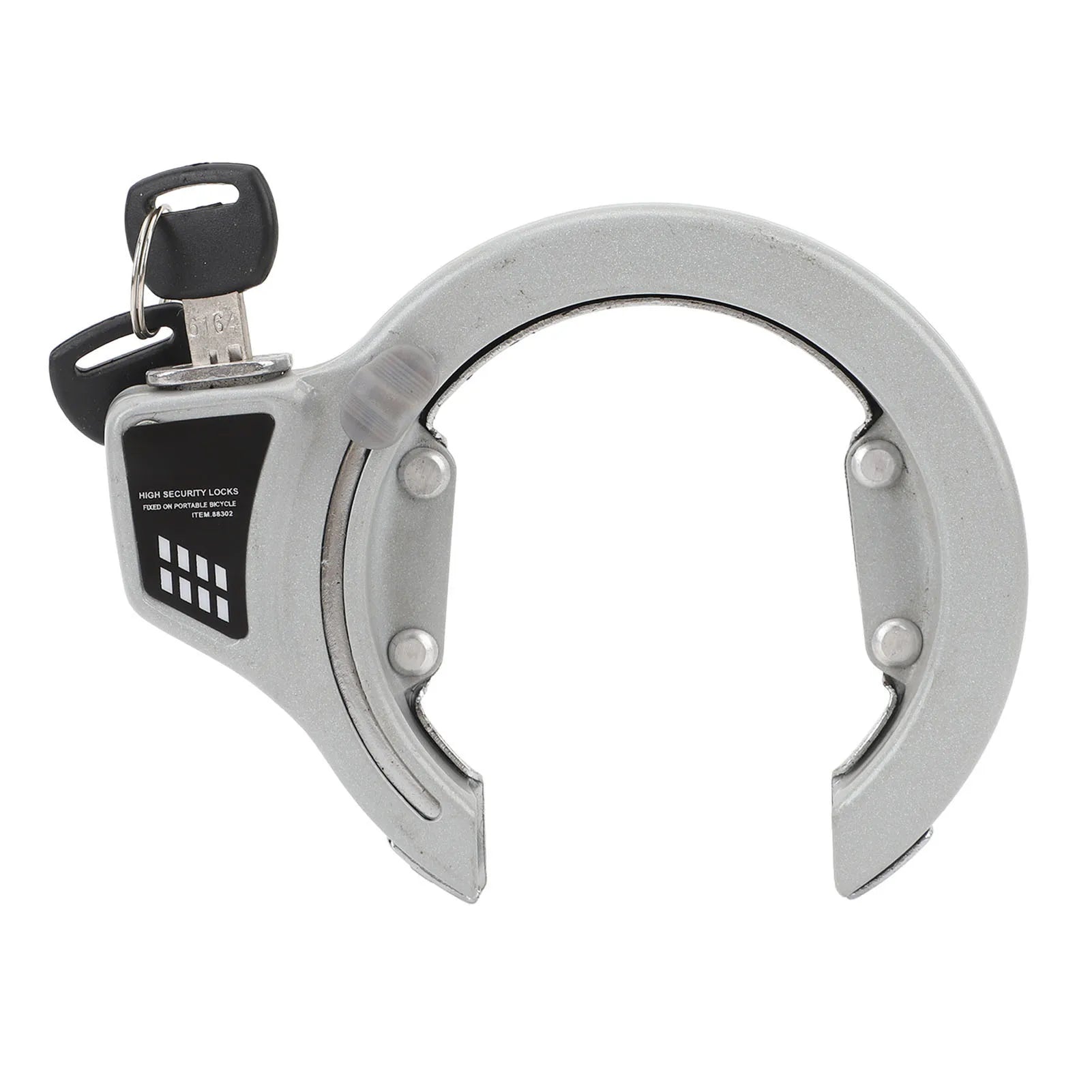 Bike U-Lock with Keys – Lightweight Aluminum, Theft Protection