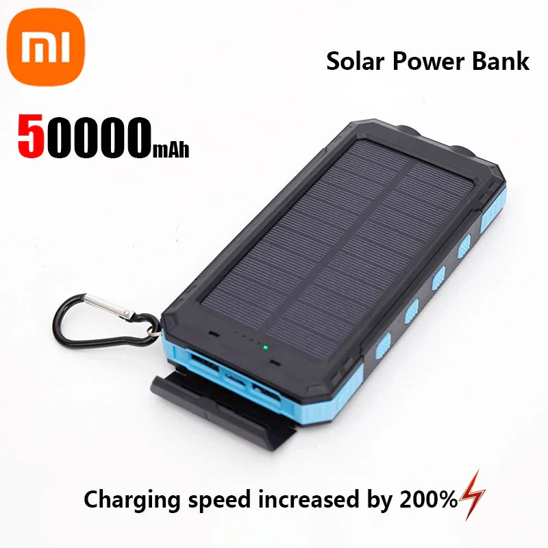 High-Capacity Solar Charger – USB-A/USB-C for Outdoor Use
