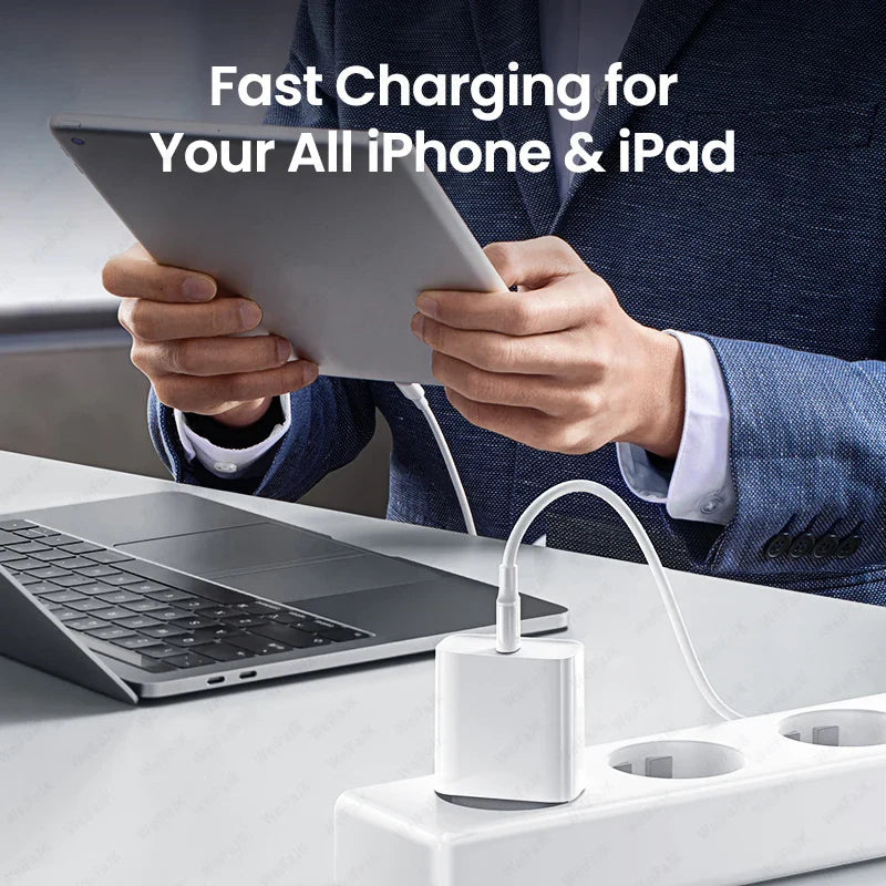0W Quick Charger for iPhone – USB-C Fast Charging Cable