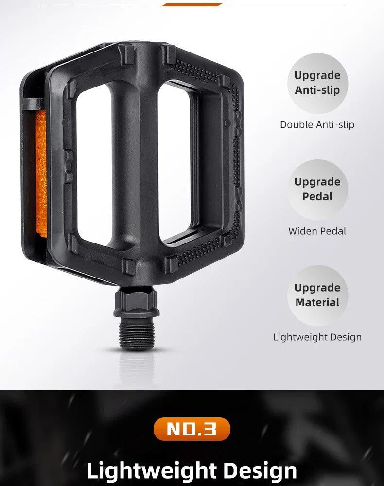 Cycling Pedals for Electric Bikes – Non-Slip, 9/16'' Fit