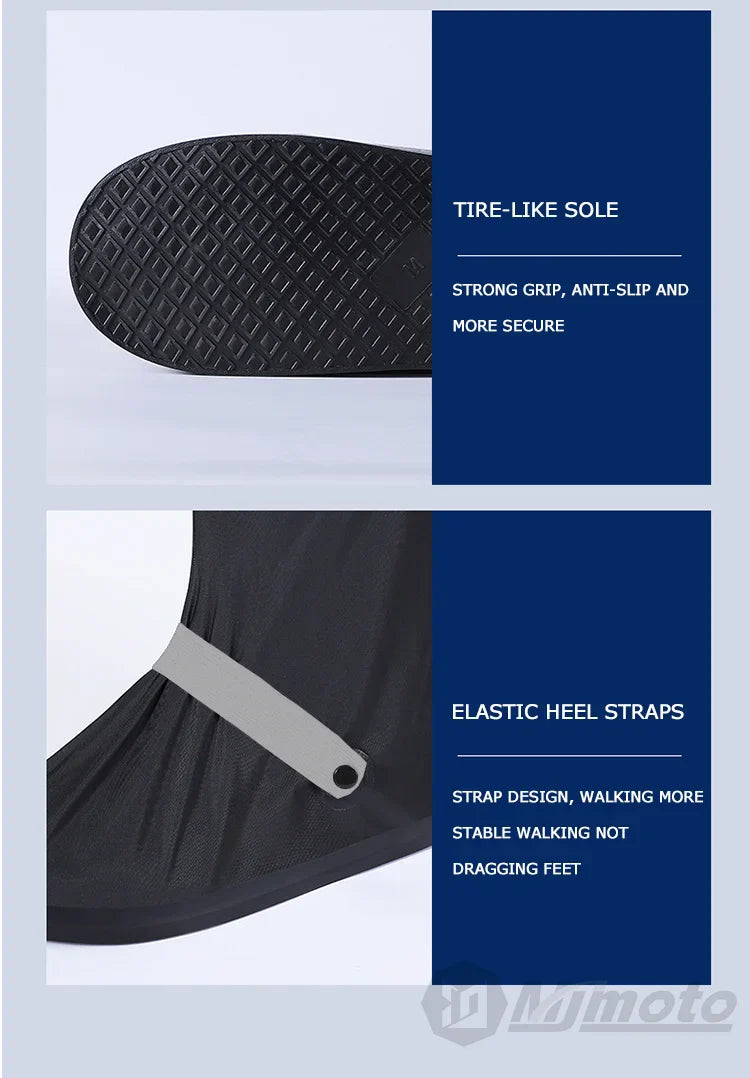 Waterproof Rain Covers for E-Bike & Motorcycle Boots – Unisex