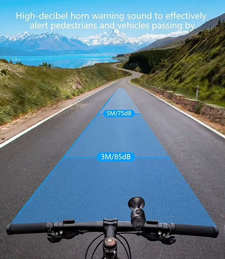 Loud Electronic Horn for E-Bikes – 120dB, Waterproof