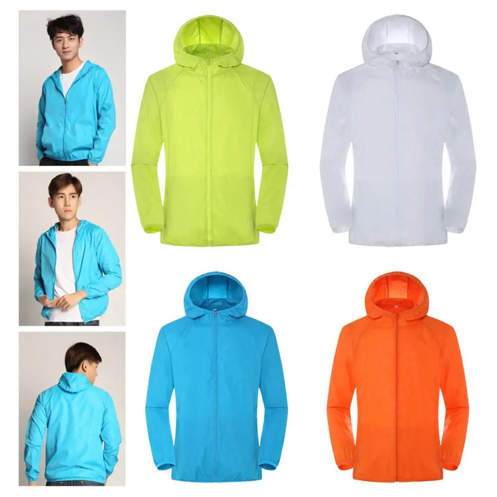 Portable Windbreaker Jacket – Sun and Rain Protection for E-Bike Riders