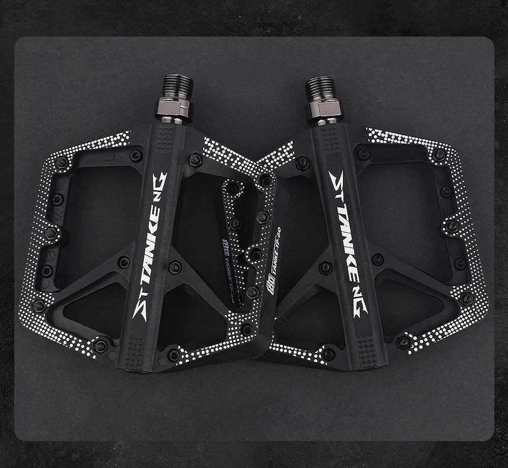 Wide Nylon Pedals – Anti-Slip Platform for E-Bike & MTB