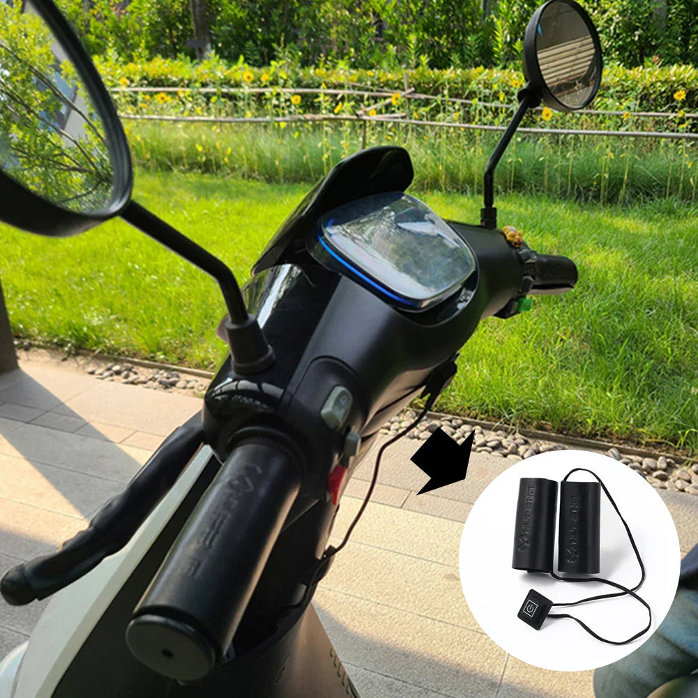 Heated Handlebar Covers for E-Bikes – USB, Waterproof & Anti-Slip