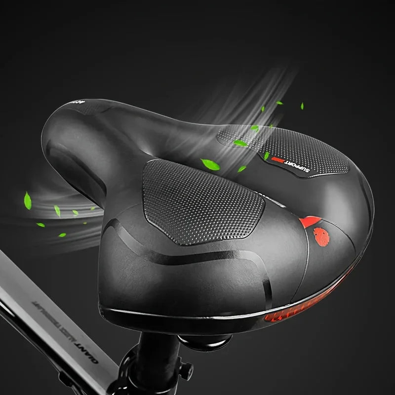 【HOT SALE】Hollow Breathable Bicycle Saddle Men Women MTB Road Bike Saddle Shock Absorbing Comfortable Big Butt Bike Seat Safety