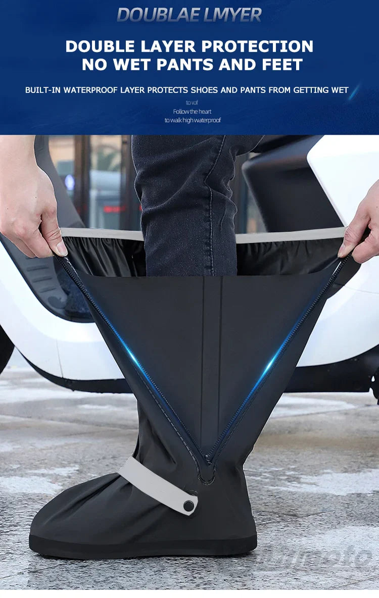 Waterproof Rain Covers for E-Bike & Motorcycle Boots – Unisex