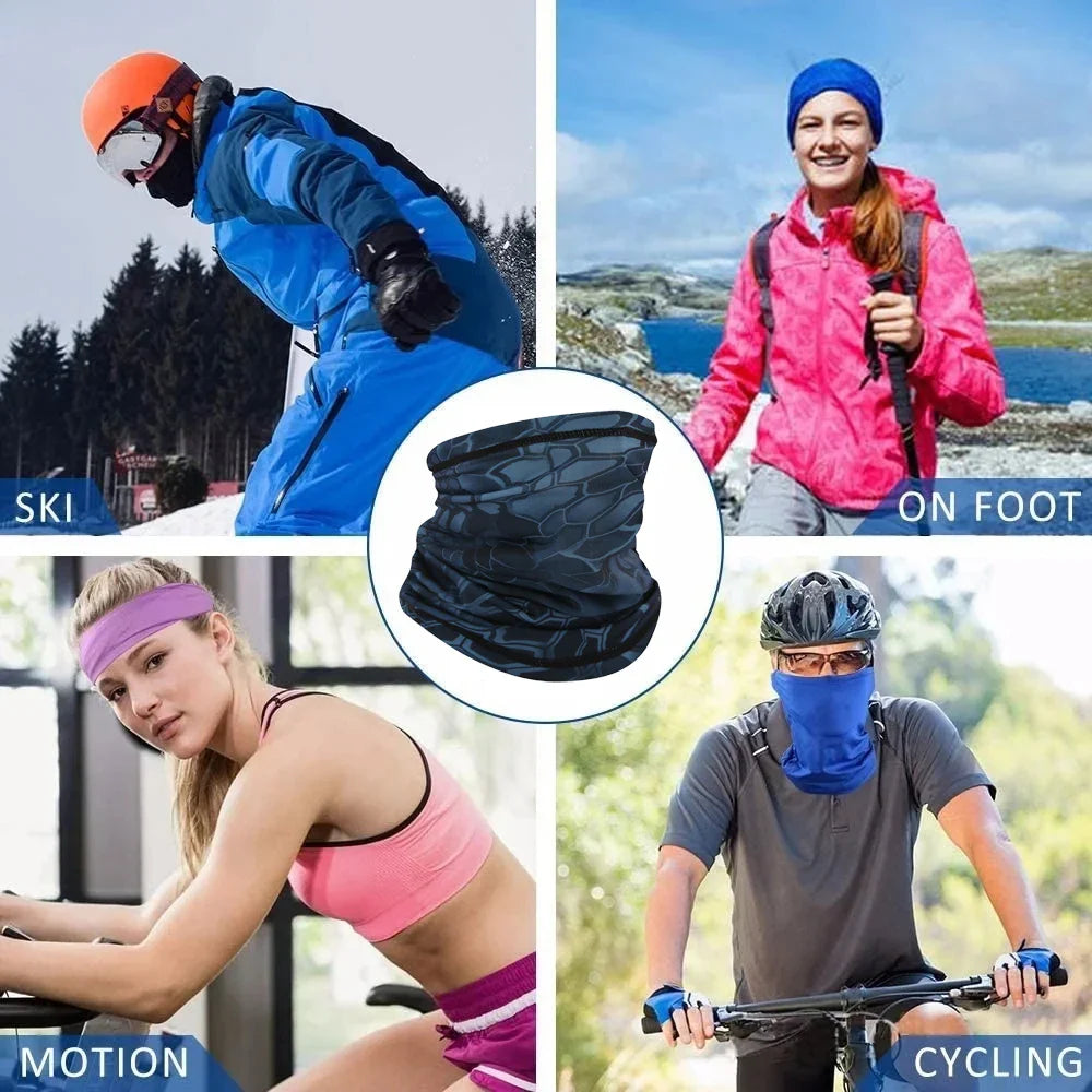 Ice Silk Neck Cover for E-Bike Riders – Sun Protection & Breathable