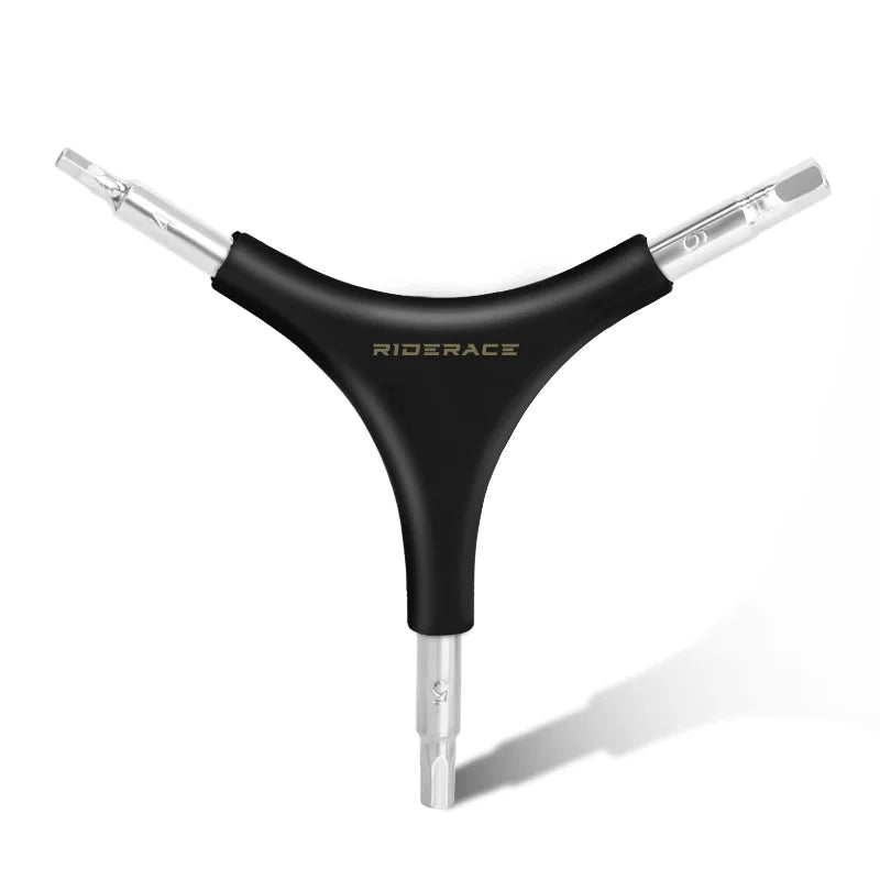 Bicycle 3 Way Hex Keys Wrench 4/5/6mm Y Shape Allen Key Triangle CR-V Steel Multifunctional Mountain Road Bike Repair Tool