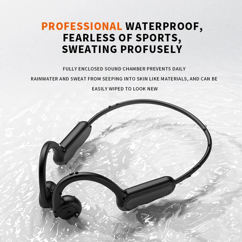 Bluetooth 5.3 Wireless Ear Hook Headphones – Perfect for Electric Bike Use