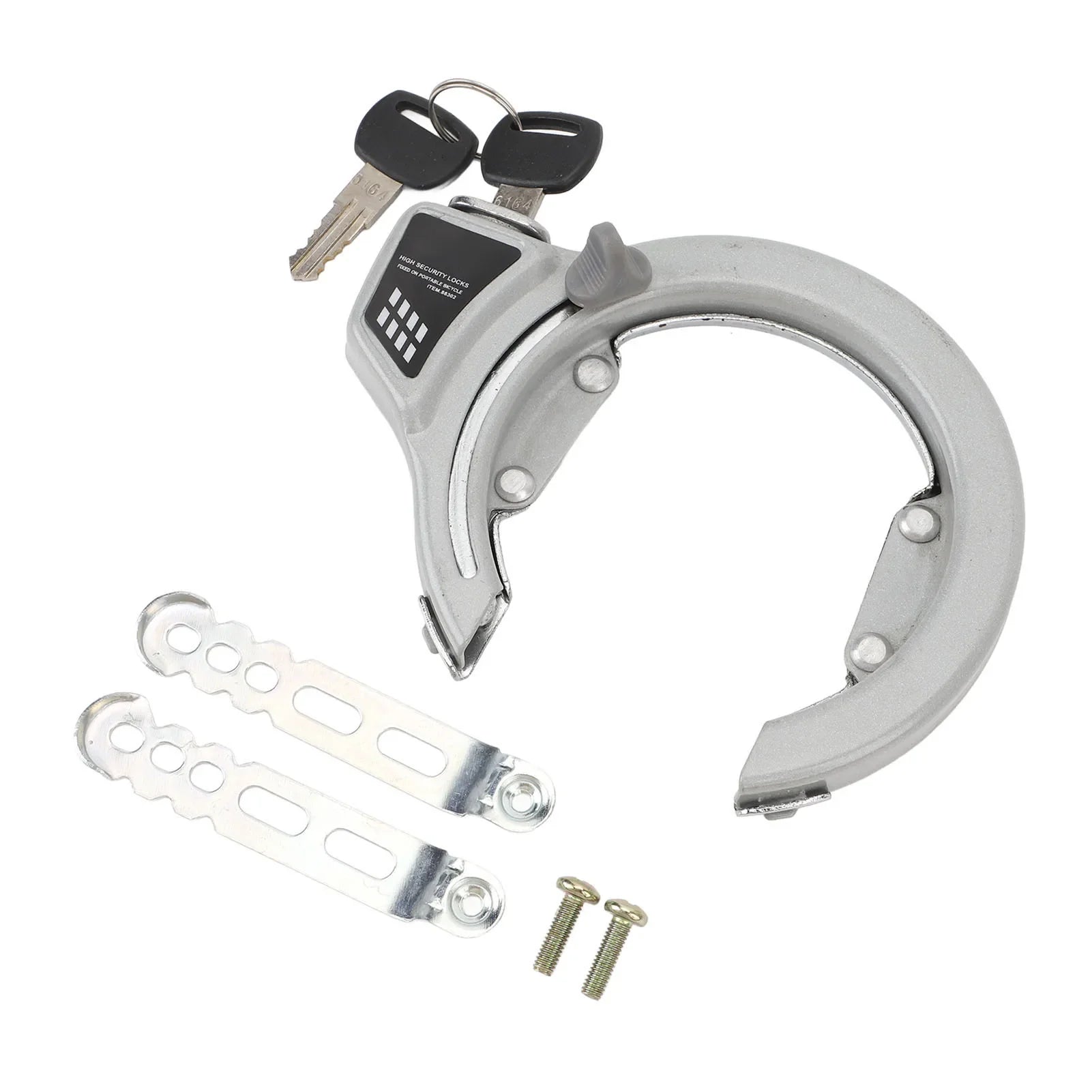 Bike U-Lock with Keys – Lightweight Aluminum, Theft Protection