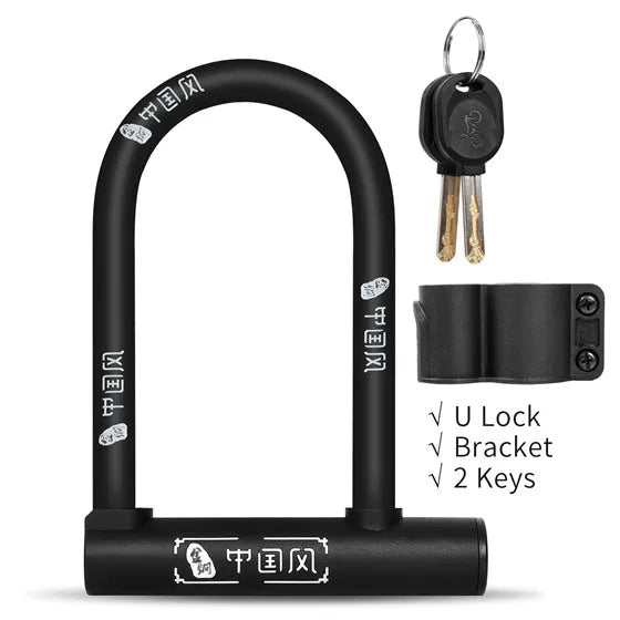 Heavy-Duty Bike U-Lock – WEST BIKING, Anti-Theft & Durable