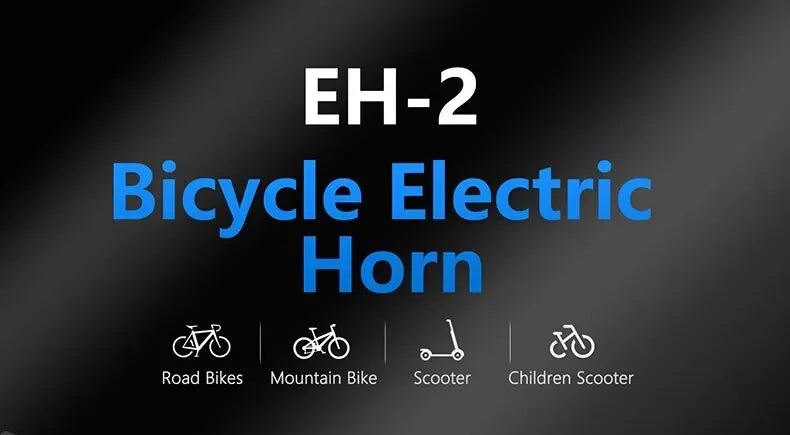 Loud Electronic Horn for E-Bikes – 120dB, Waterproof