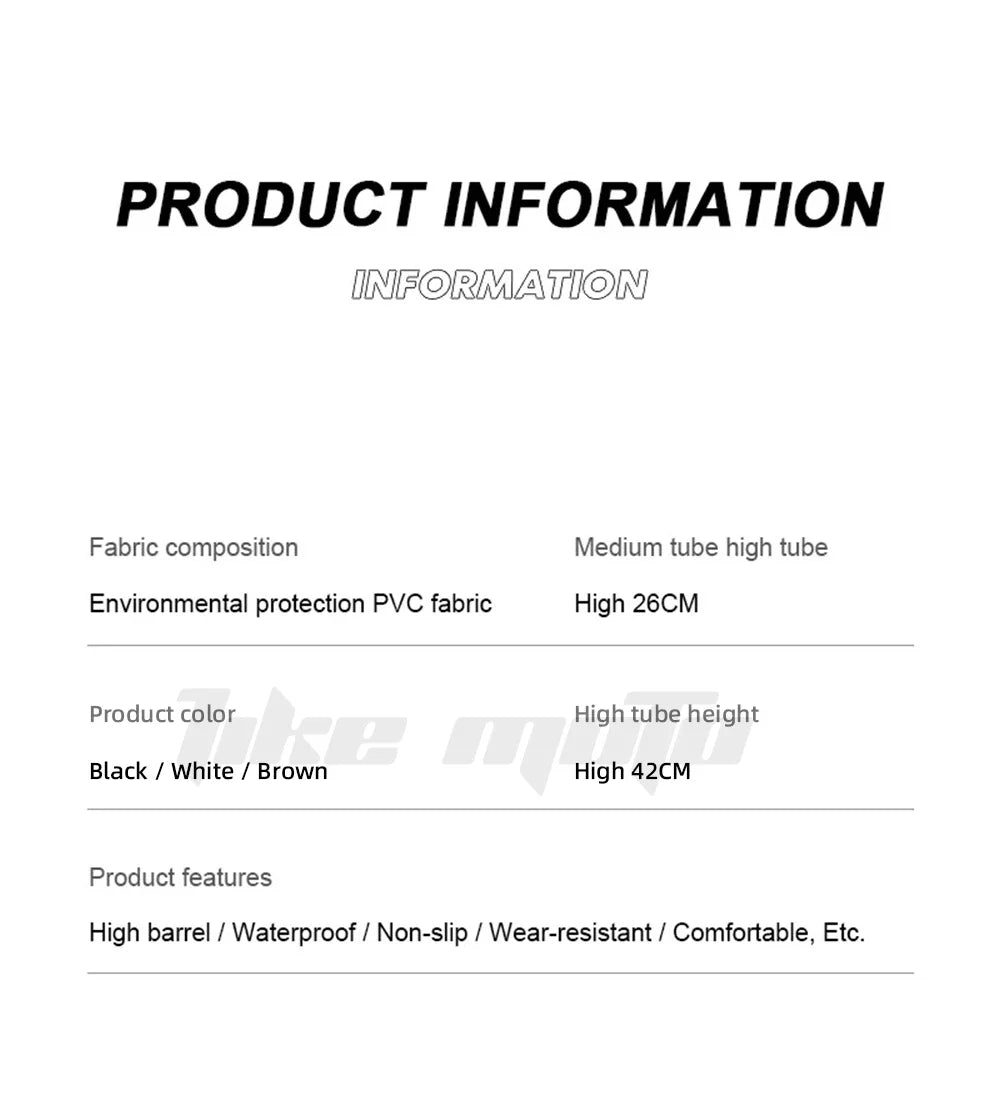 Reflective Waterproof Rain Boots – Non-Slip for E-Bike Cyclists