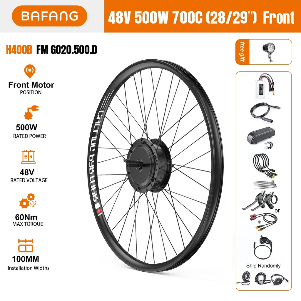 29" 700C 48V500W Front Hub Motor