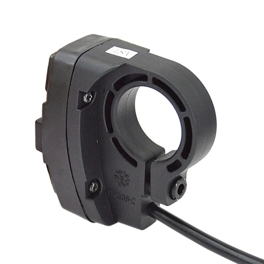 E-Bike Front and Rear Light Set – 24V/36V/48V Headlight with Horn, Tail Light with Turn Signals, Rack Mount, Switch Control, Easy Installation