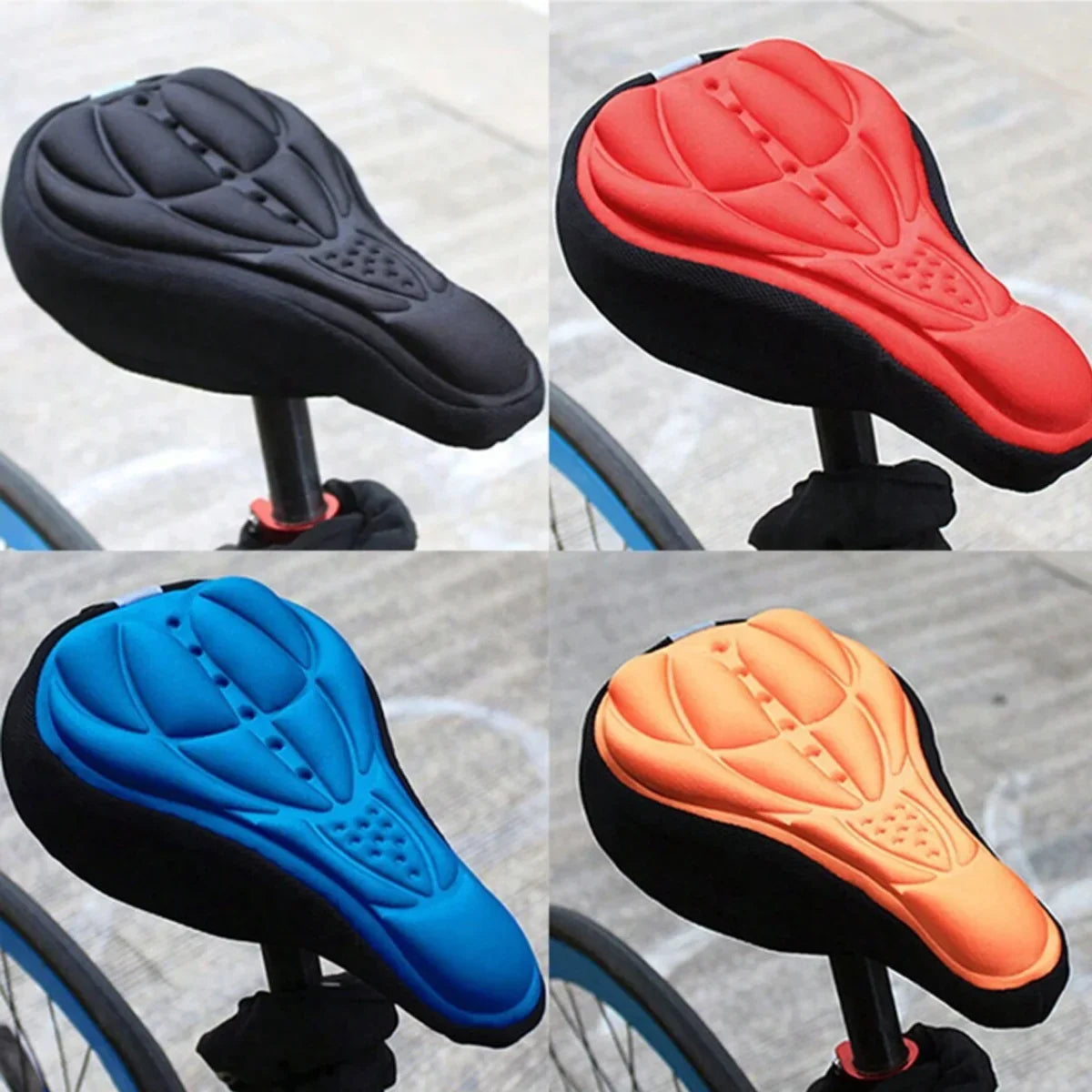 3D Gel Bike Seat Cover – Extra Thick & Breathable